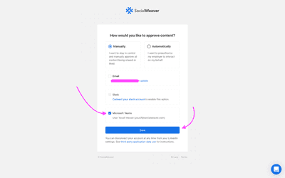 How to share and amplify LinkedIn posts from Microsoft Teams