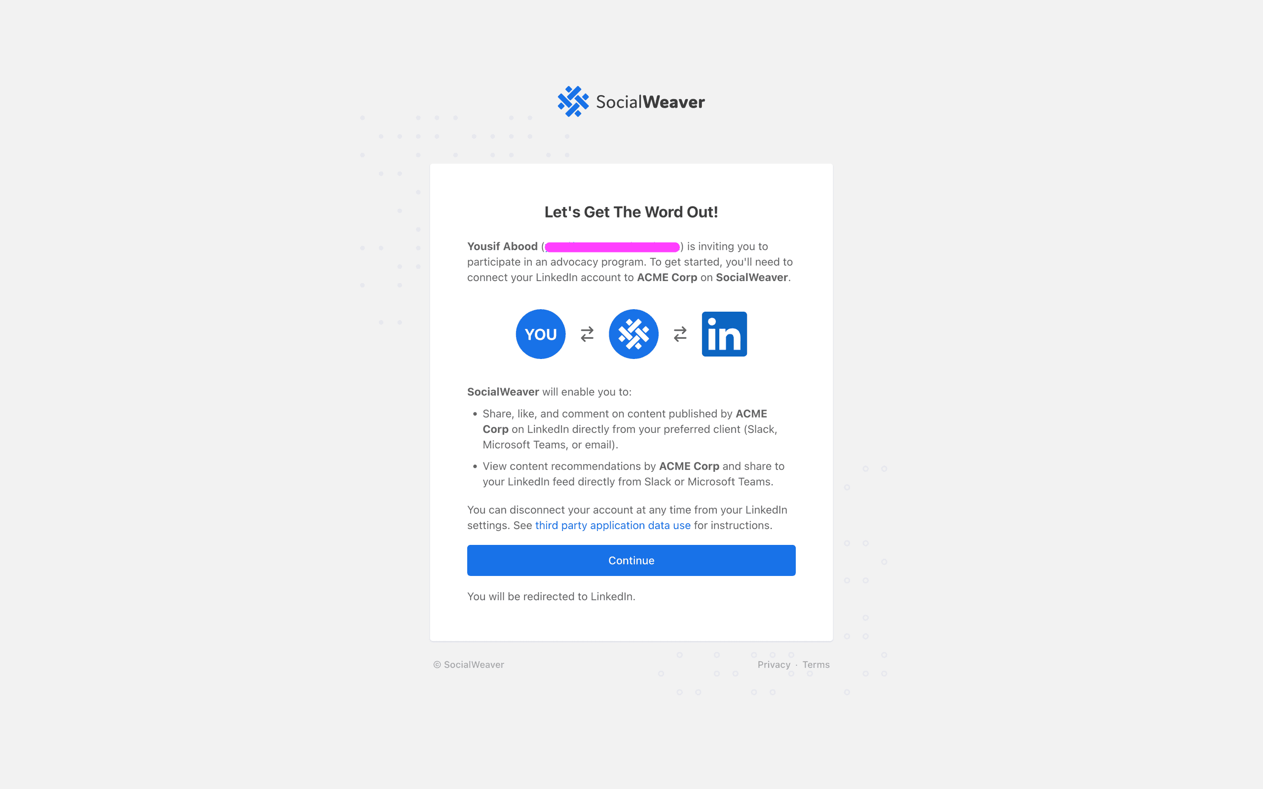 How to share and amplify LinkedIn posts from Microsoft Teams