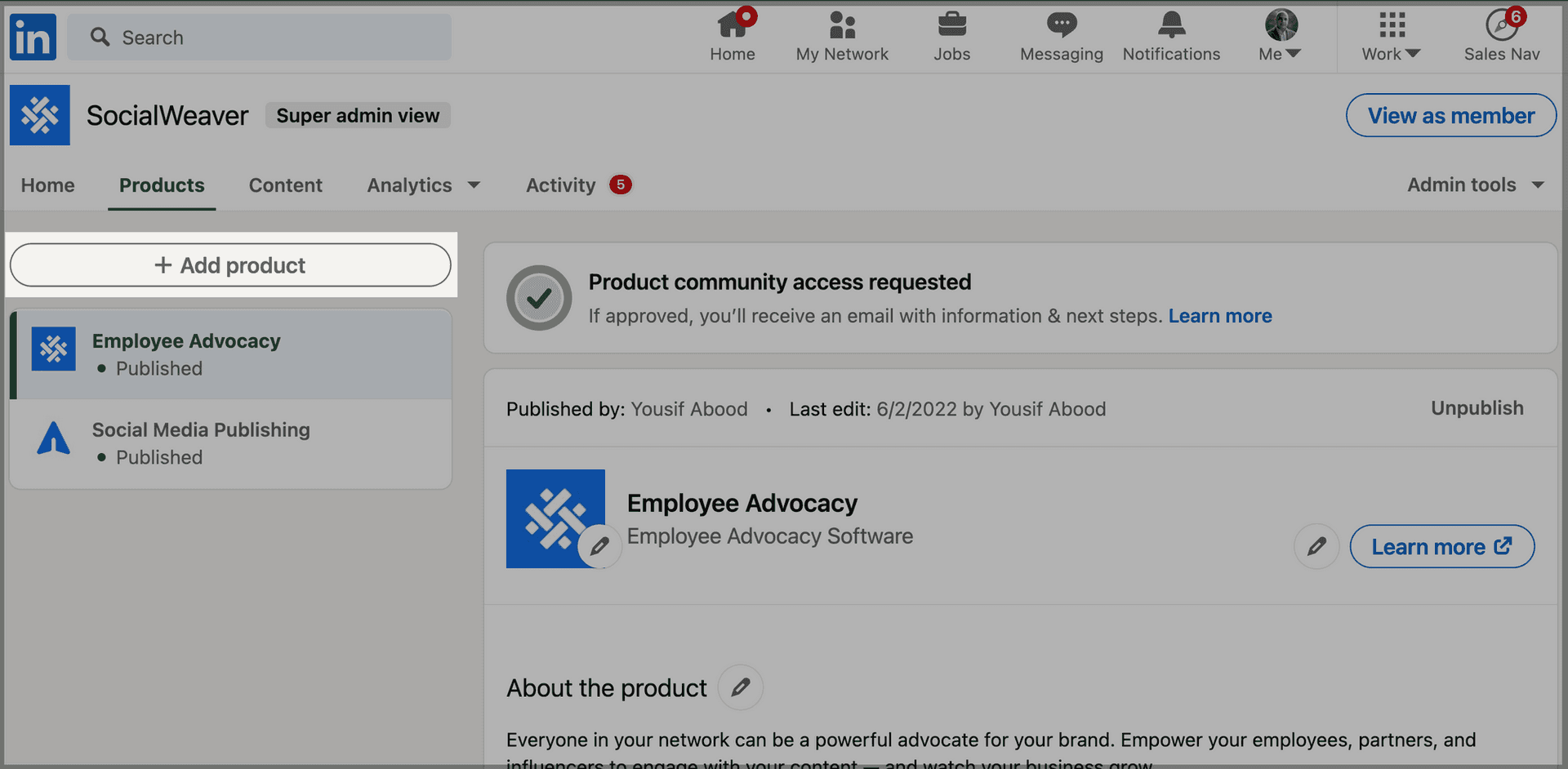 How to create a product page on LinkedIn