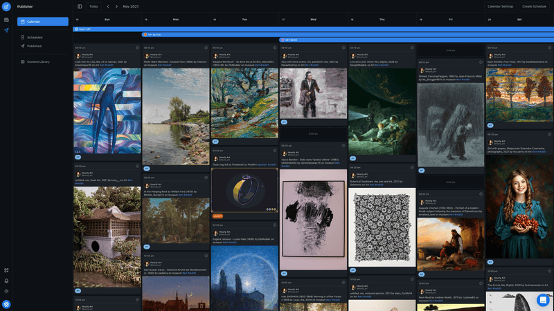 An intuitive and efficient social media calendar and planner.